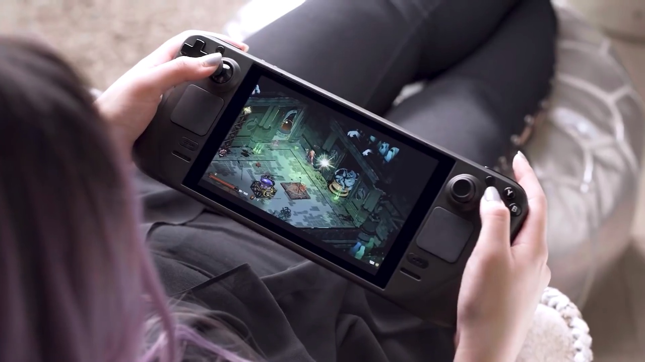 Valveの携帯型PCゲーム機「Steam Deck」は意外に大きい？Nintendo 