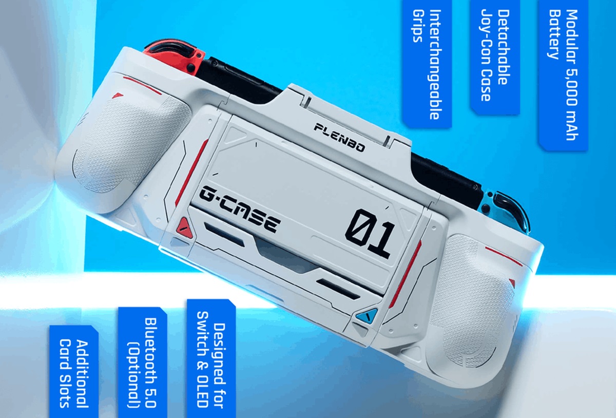 Nintendo Switch向けバッテリー内蔵型グリップケース「G-Case」が開発 ...