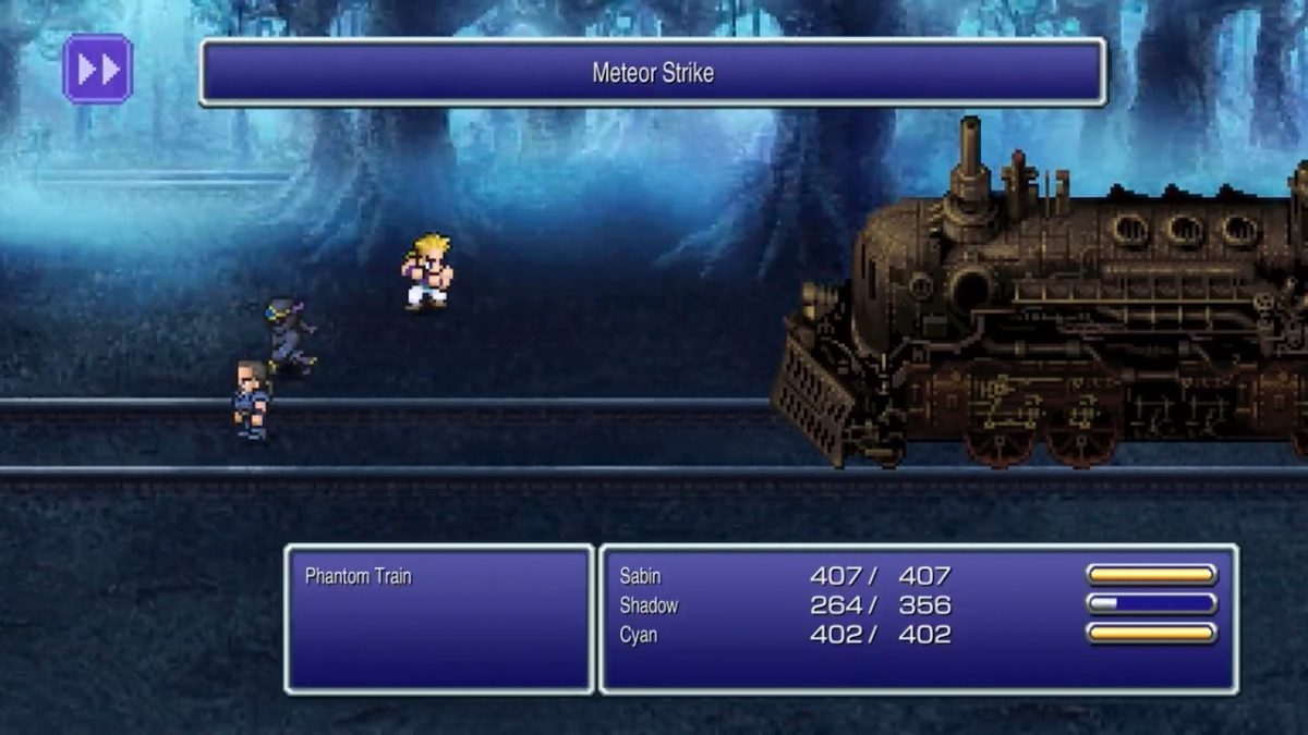 ファイナルファンタジーVI』ピクセルリマスター版でも、魔列車を投げ
