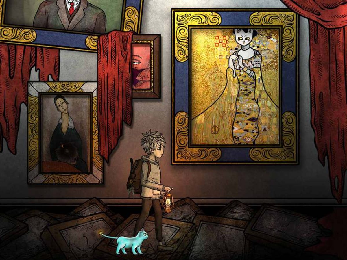 風変りな挿絵パズル『Cat Museum』が3月18日配信。不思議な猫と一緒に