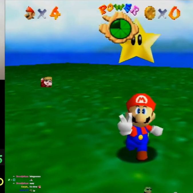 スーパーマリオ64』“目隠し”120枚クリアが達成される。不屈の挑戦、11