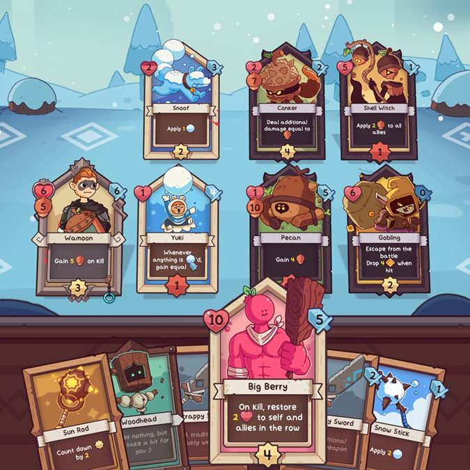 デッキ構築バトルゲーム『Wildfrost』発表、日本語対応