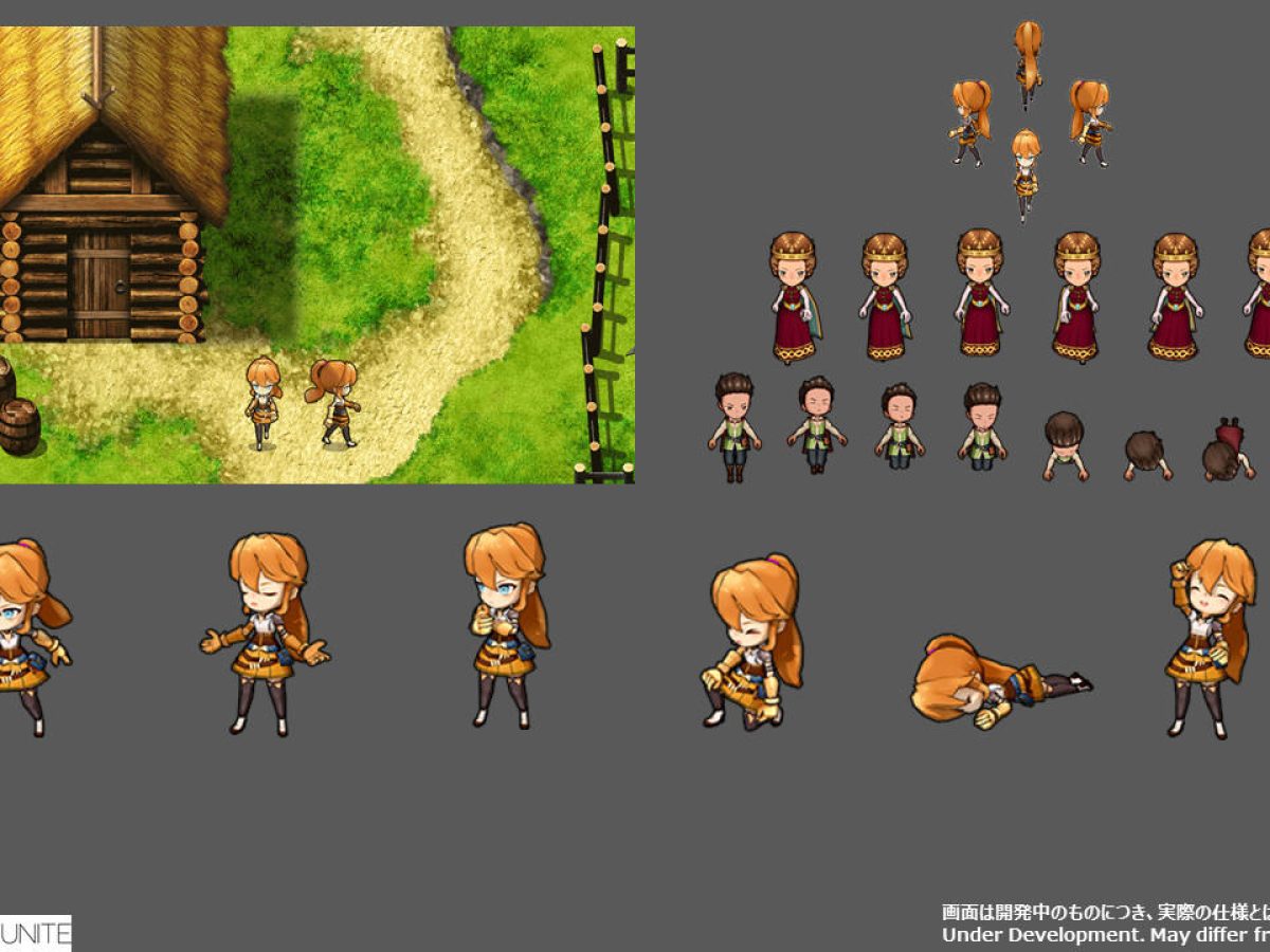 ゲームキャラクター Uthyr RPGツクール最新作「RPG Maker Unite」では、キャラクター