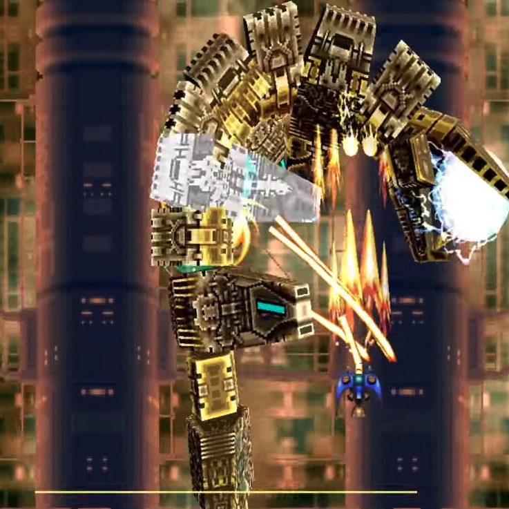 トレジャーの縦スクSTG『レイディアント シルバーガン』Nintendo