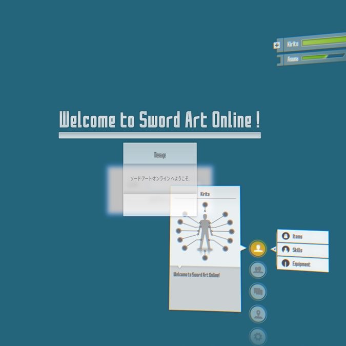 Steamで「ソードアート・オンライン」風二次創作アプリ