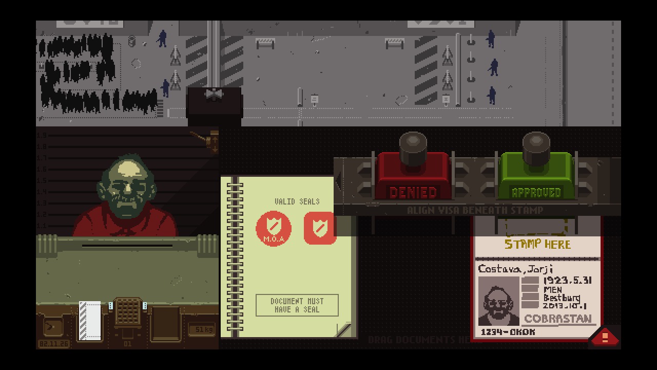 入国審査官シム『Papers, Please』ゲームエンジン変更で作り直し中