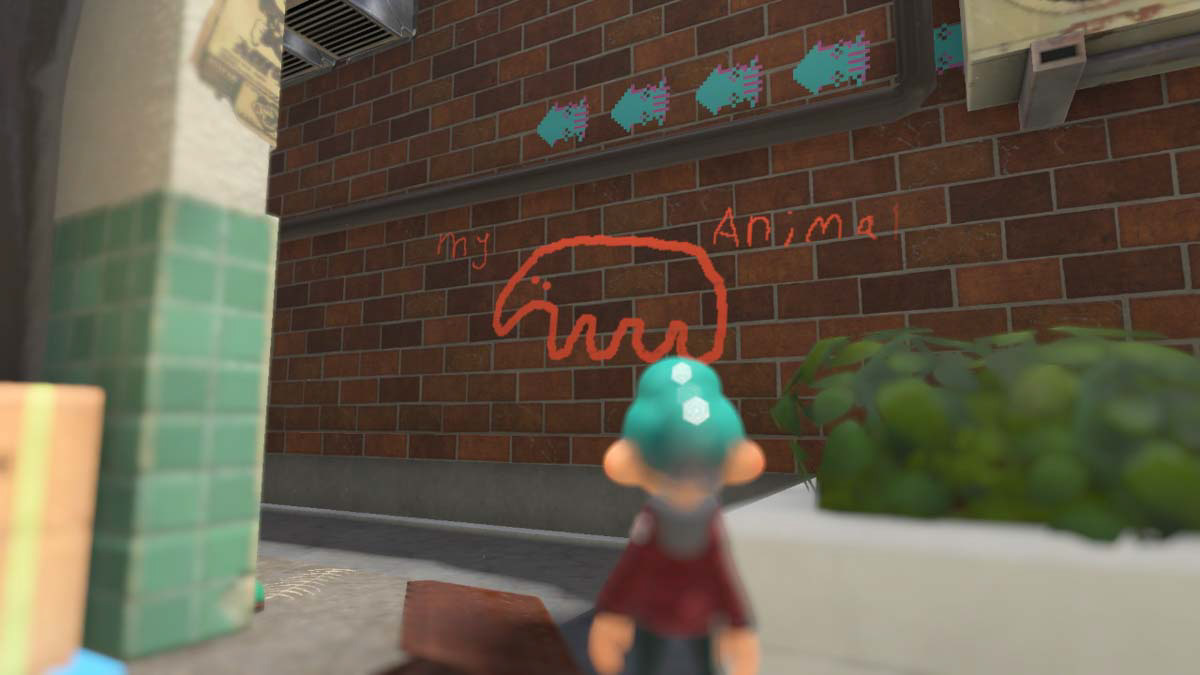 スプラトゥーン3 の海外広場にて 謎の4本足の動物 のイラストが大流行との報告 ゆるくてかわいいなにか Automaton