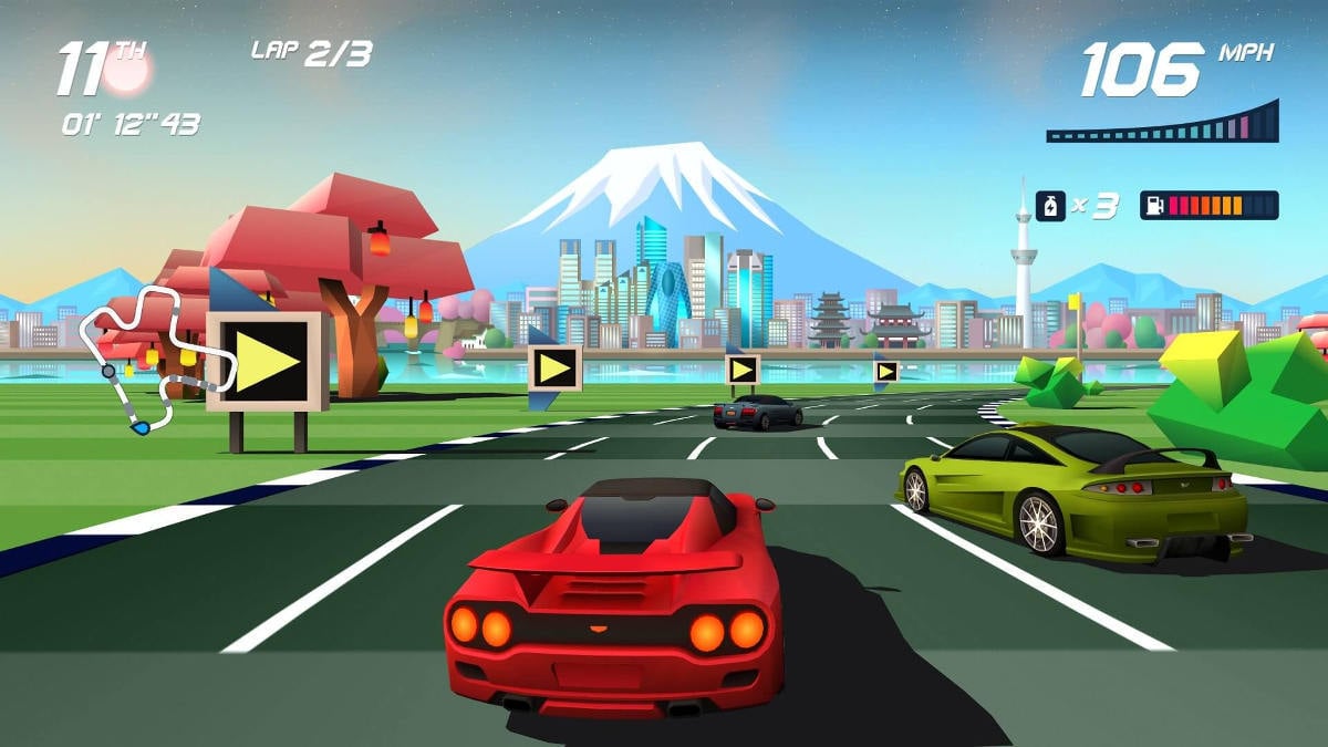 高評価レトロ風レースゲーム『Horizon Chase Turbo』Epic Gamesストア