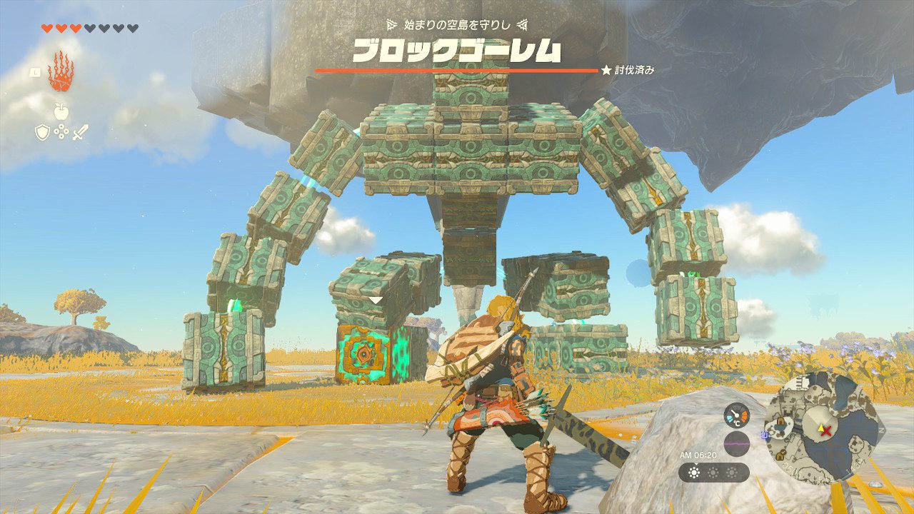 ゼルダの伝説 ティアーズ オブ ザ キングダム』強敵「ブロックゴーレム