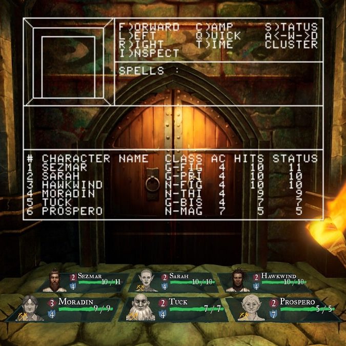 ダンジョン探索RPG『ウィザードリィ』第一作リメイクがいきなり