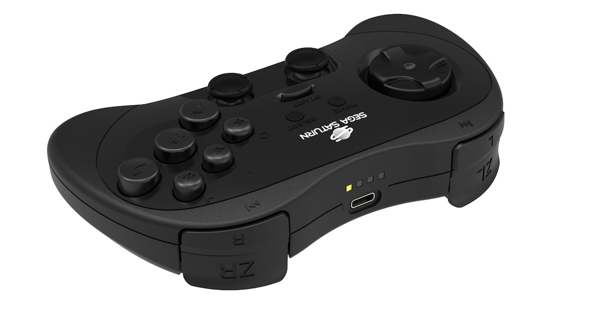 セガ公認PC/Switch用「SEGA Saturn 2.4GHz Wireless Pro Controller