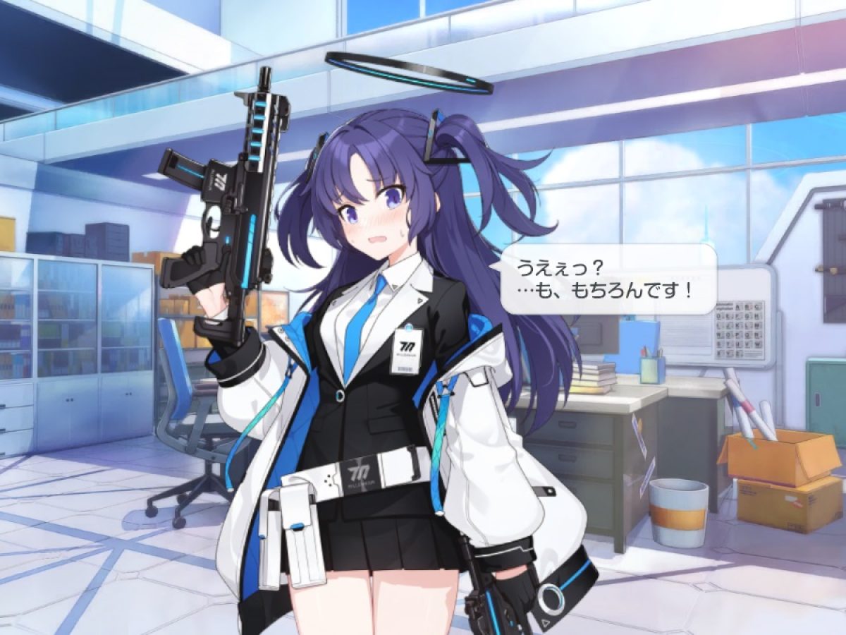 ブルーアーカイブ』ユウカがメモリアルロビーで「口紅を付けている」と