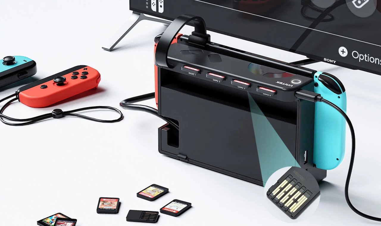 Nintendo Switch用「ソフト切替えカードリーダー」発表。本体で抜き