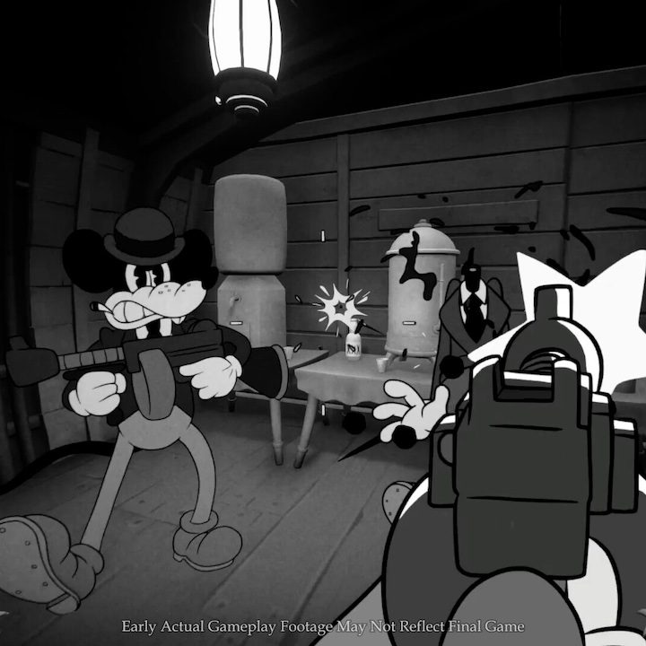 レトロアニメ風FPS『MOUSE』本格ゲームプレイ映像お披露目、2025年に