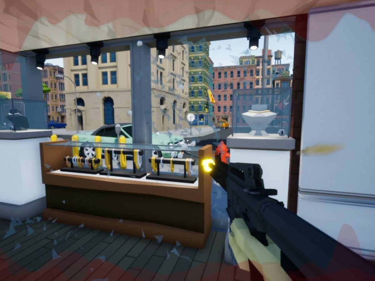 マルチ対応・右手だけがんばる強盗FPS『One-armed robber』Steamにて 