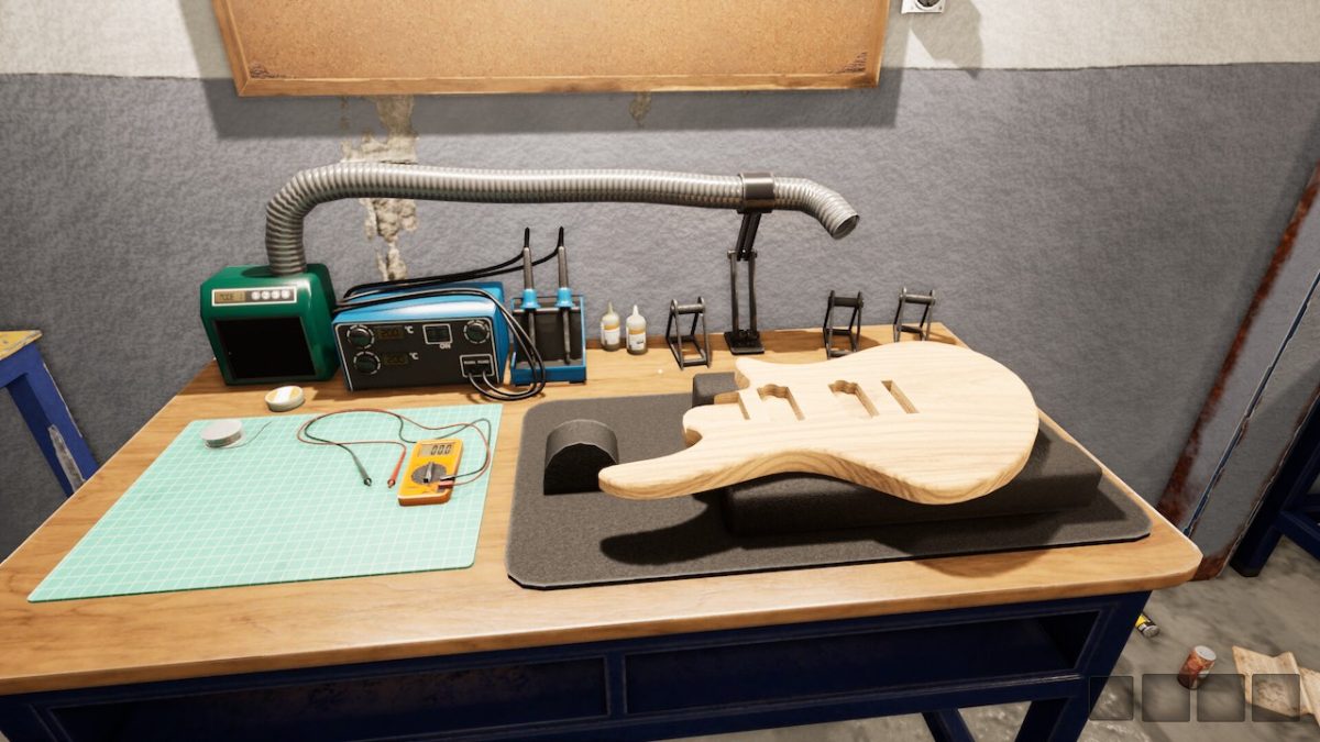 ギター工房運営シム『Guitar Maker』発表。オリジナルのエレキギターを 