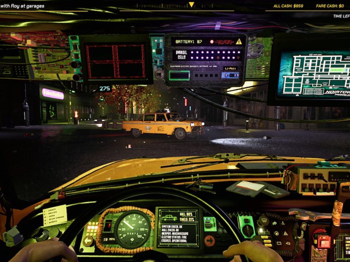 暗黒街タクシー運転手シム『CyberTaxi: Lunatic Nights』発表