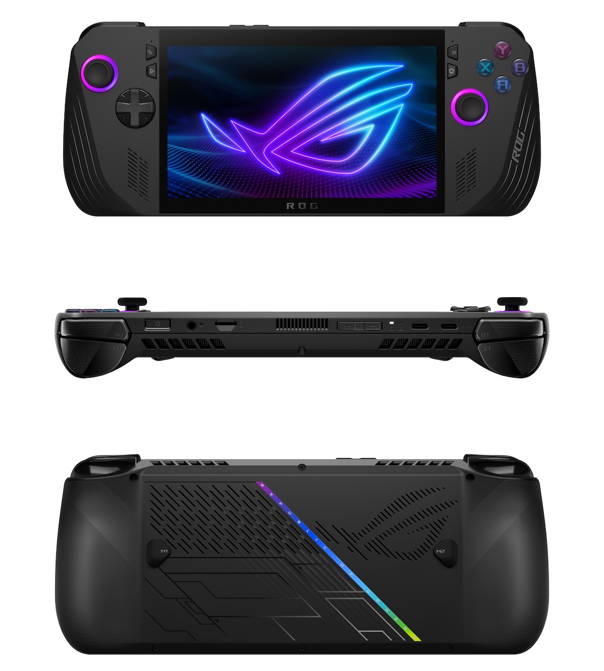 ROG やりきれな RALLY X ゲーム機 本体 充電器付き
