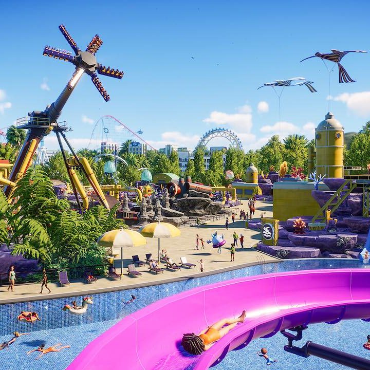 テーマパーク運営シム『プラネットコースター 2（Planet Coaster