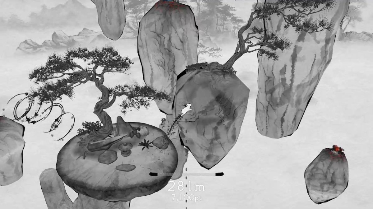 水墨画　　眼光鋭く獲物を狙い襲いかかる間際の構図 水墨画 眼光鋭く獲物を狙い襲いかかる間際の構図 （水墨で描く光