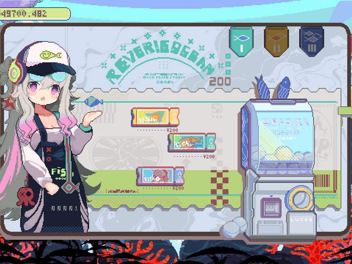 放置系幻想アクアリウムシム『幻想鱼箱（Fantasy Aquarium）』発表。ピクセルアートで描かれるカラフルで幻想的なアクアリウムを管理 -  AUTOMATON