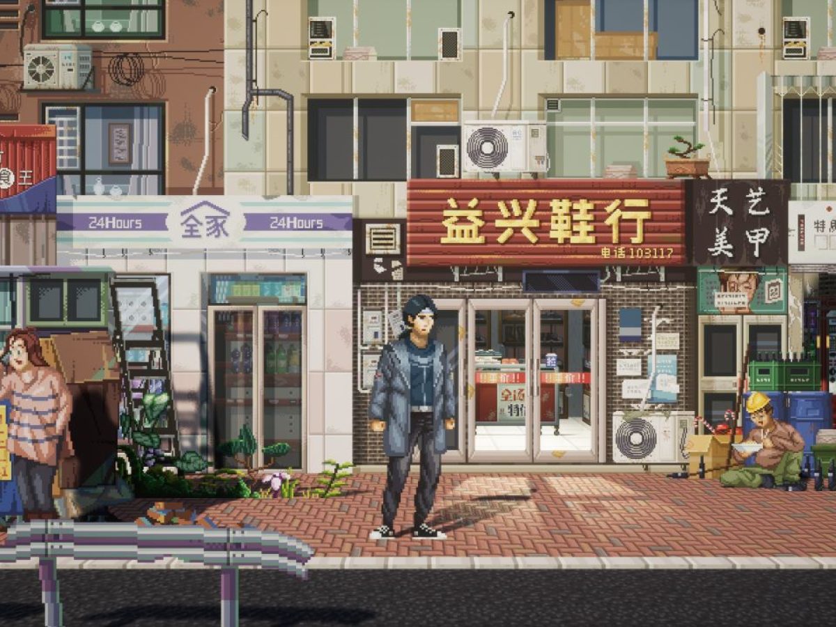 ドット絵都市探索・推理ゲーム『Rusty Winter 革杉市の厳冬