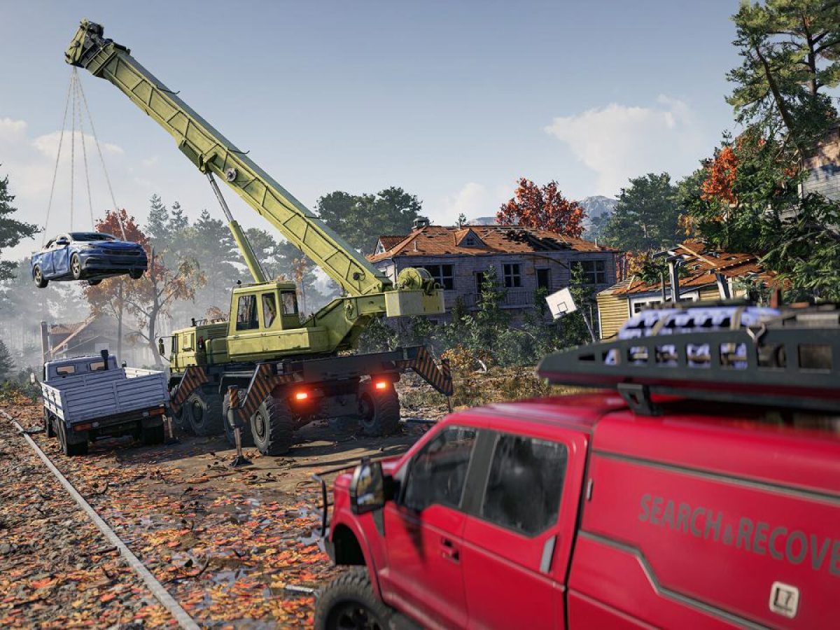リアル重機・災害復興シム『RoadCraft』5月21日発売へ。最大4人プレイ