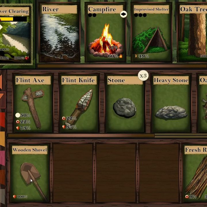 人気デッキ構築サバイバルシム新作『Card Survival: Fantasy Forest