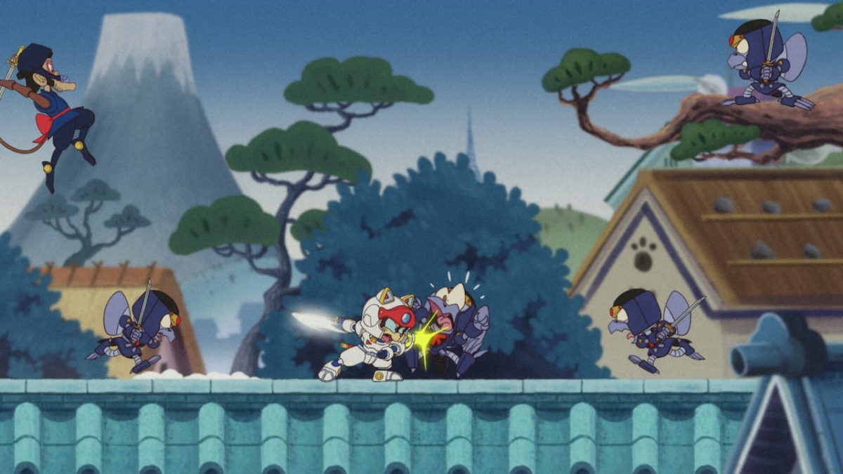 レトロアニメ風アクション『Samurai Pizza Cats: Blast from the