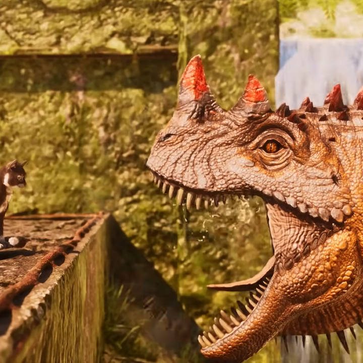ARK: Survival Ascended』突如アプデで「猫」がサプライズ実装。恐竜