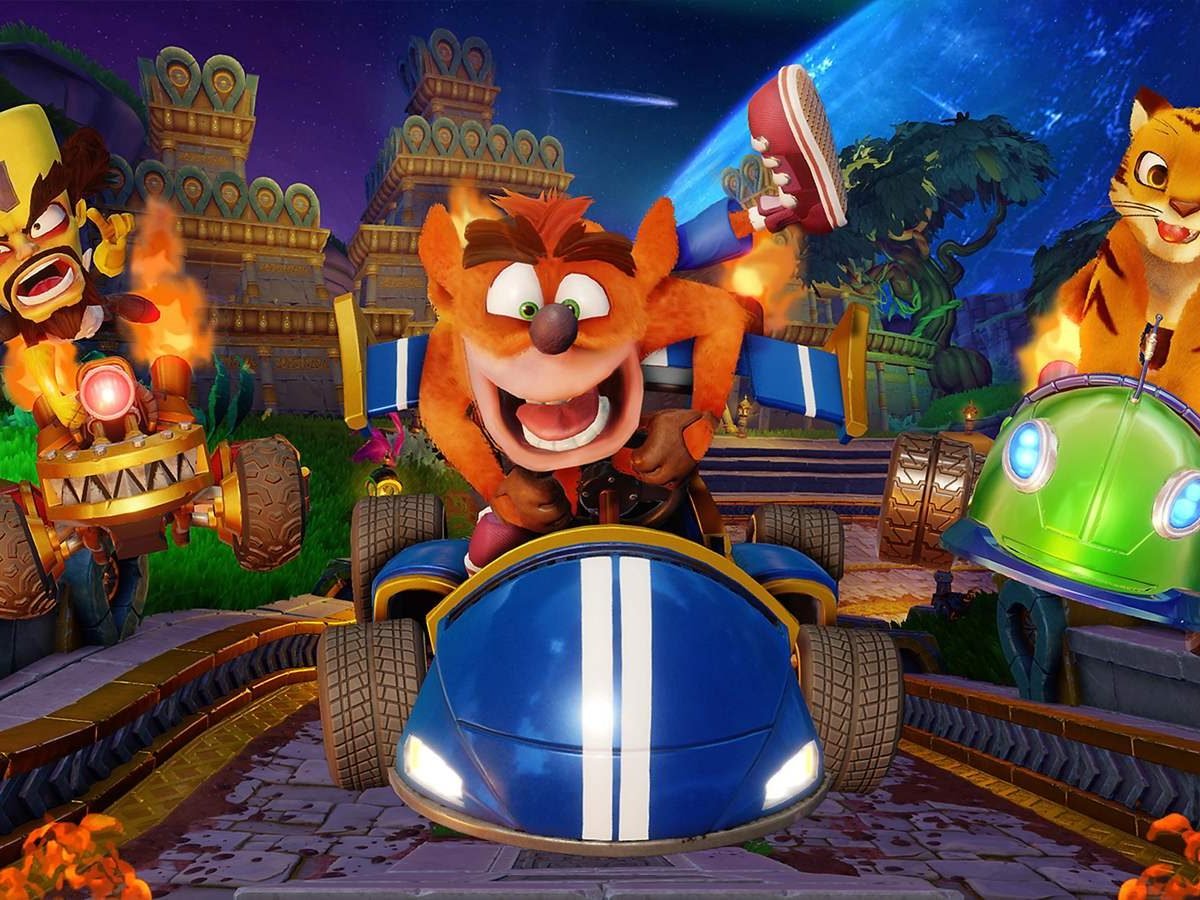 クラッシュバンディクーレーシング ブッとびニトロ！  非売品B2サイズポスター クラッシュ・バンディクー レーシング ブッとびニトロ！』8月1日