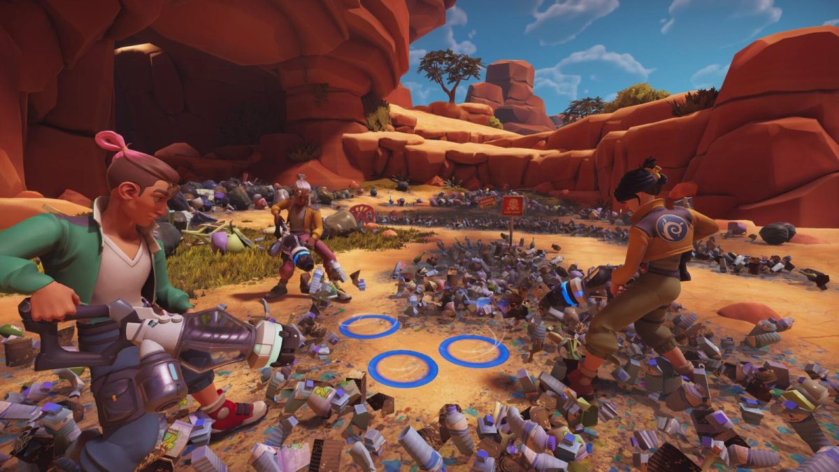 最大10人以上マルチ対応・バキュームお掃除ゲーム『Clean Up Earth