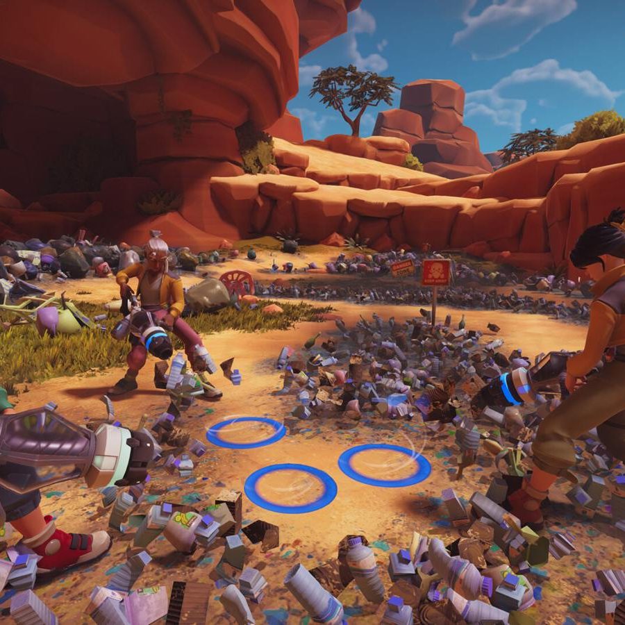 最大10人以上マルチ対応・バキュームお掃除ゲーム『Clean Up Earth