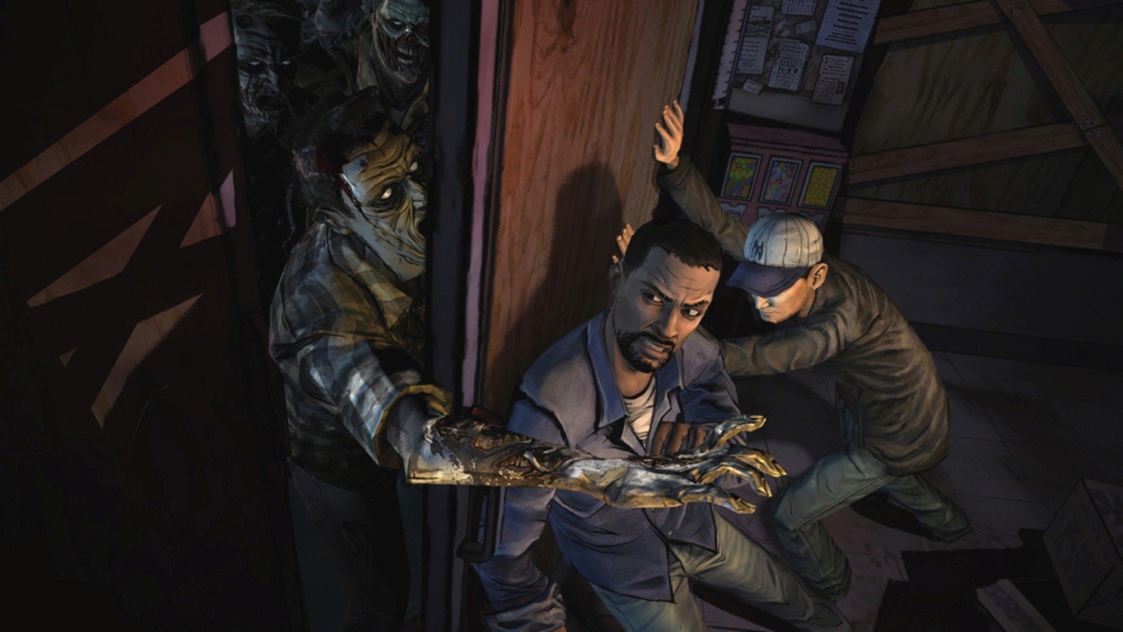 The Walking Dead のルームミラーの例