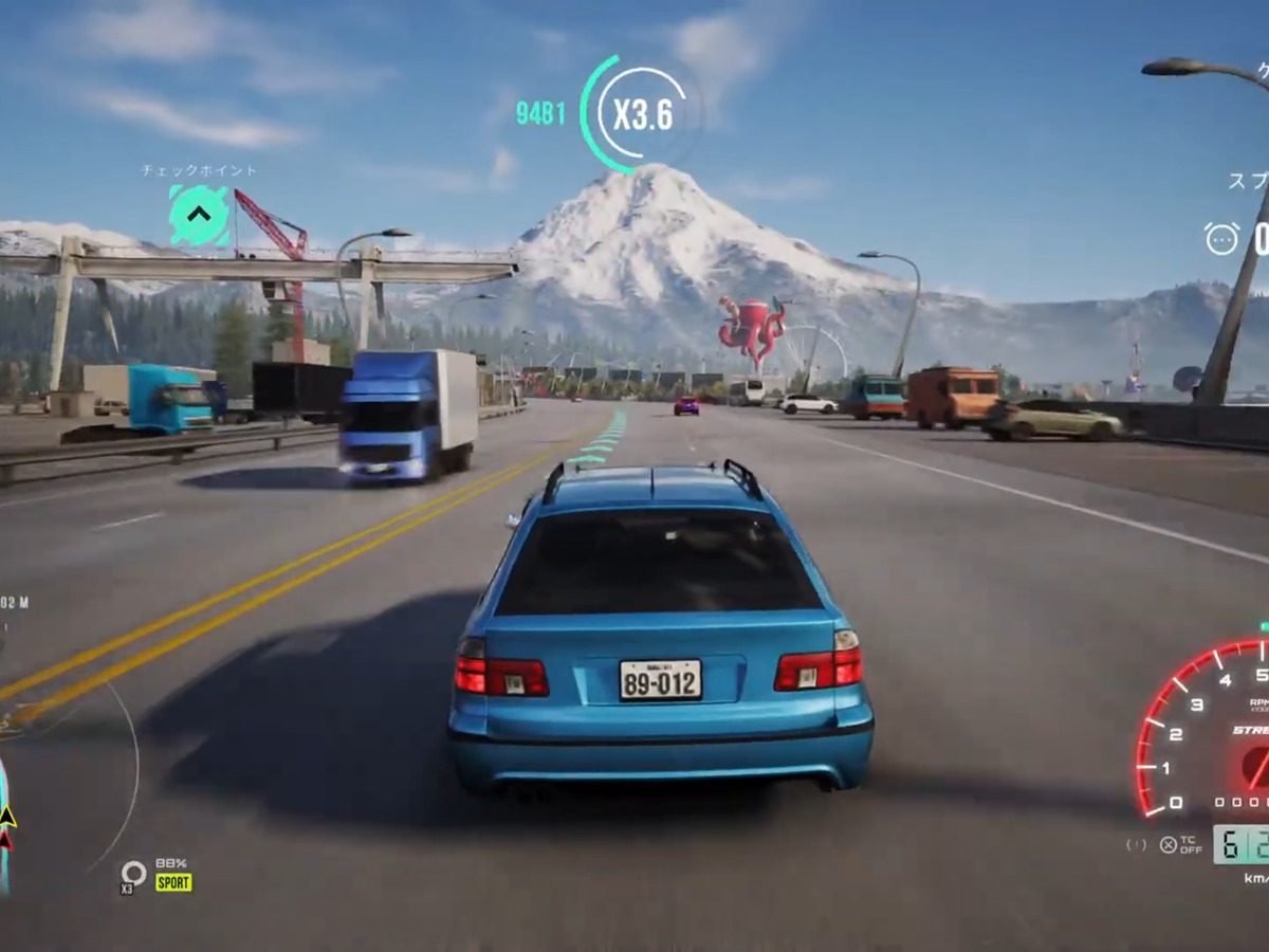 オープンワールド公道レース『CarX Street』は、和風の「生きている街