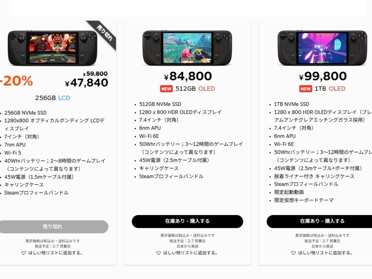 Steam Deck LCDモデル （1TBに換装済み） ※同時購入割引あり Steam Deck LCDモデル （1TBに換装済み） ※同時購入割引あり