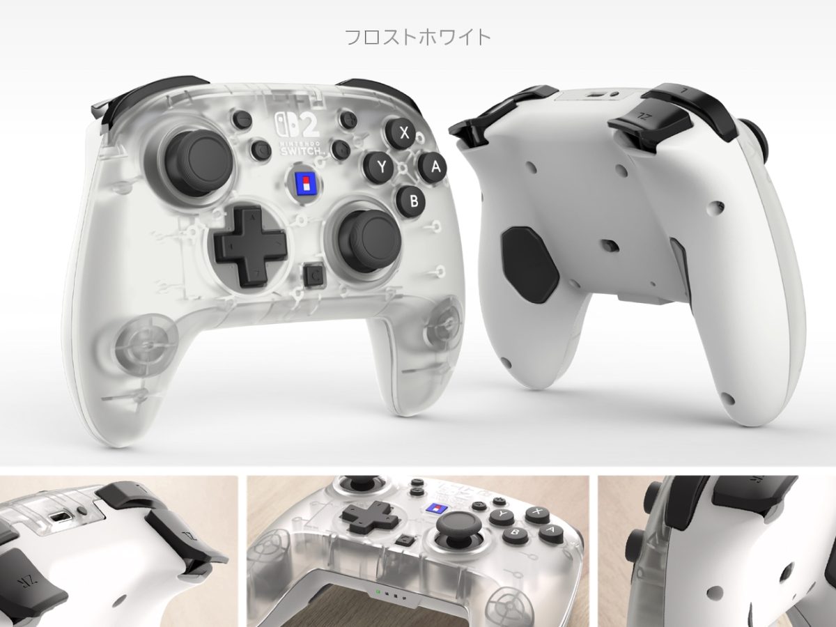 Switch 2/Switch用無線コントローラー「ワイヤレスホリパッド TURBO