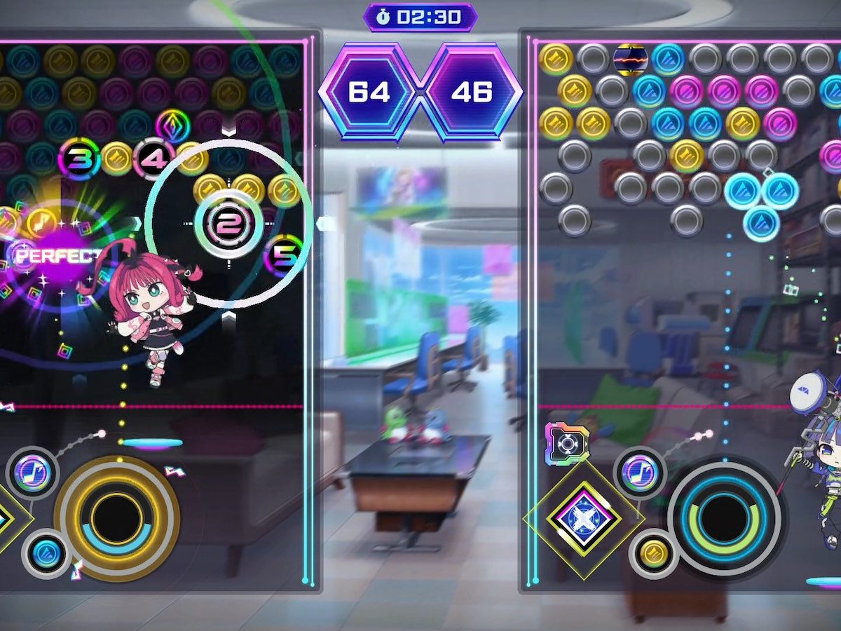 音ゲー×パズルボブル風”ゲーム『QQQbeats!!!』9月18日配信へ