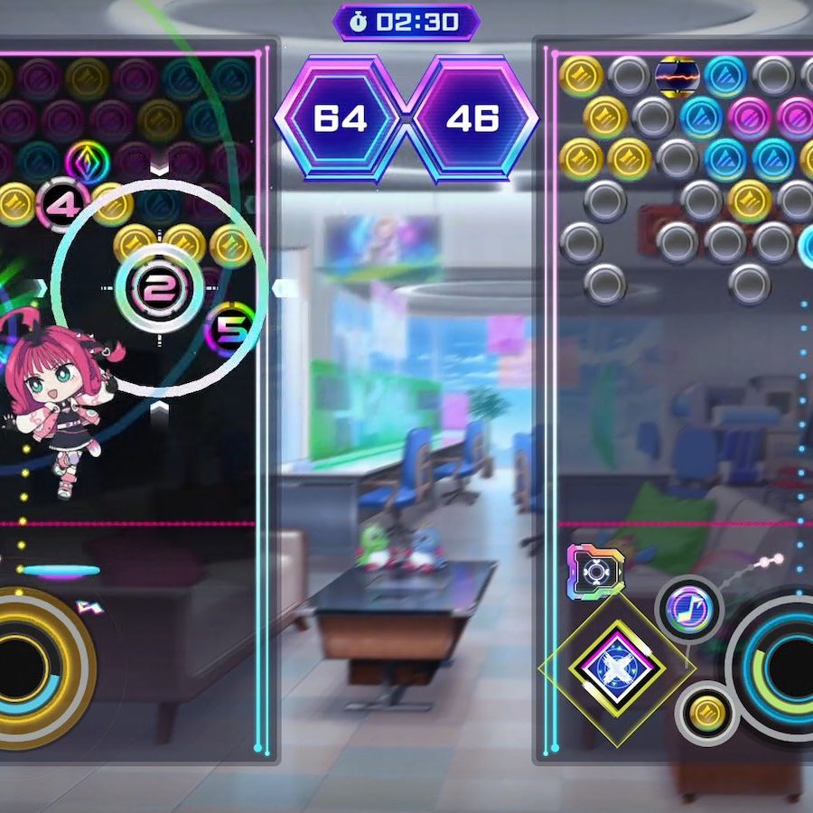 音ゲー×パズルボブル風”ゲーム『QQQbeats!!!』9月18日配信へ。対戦