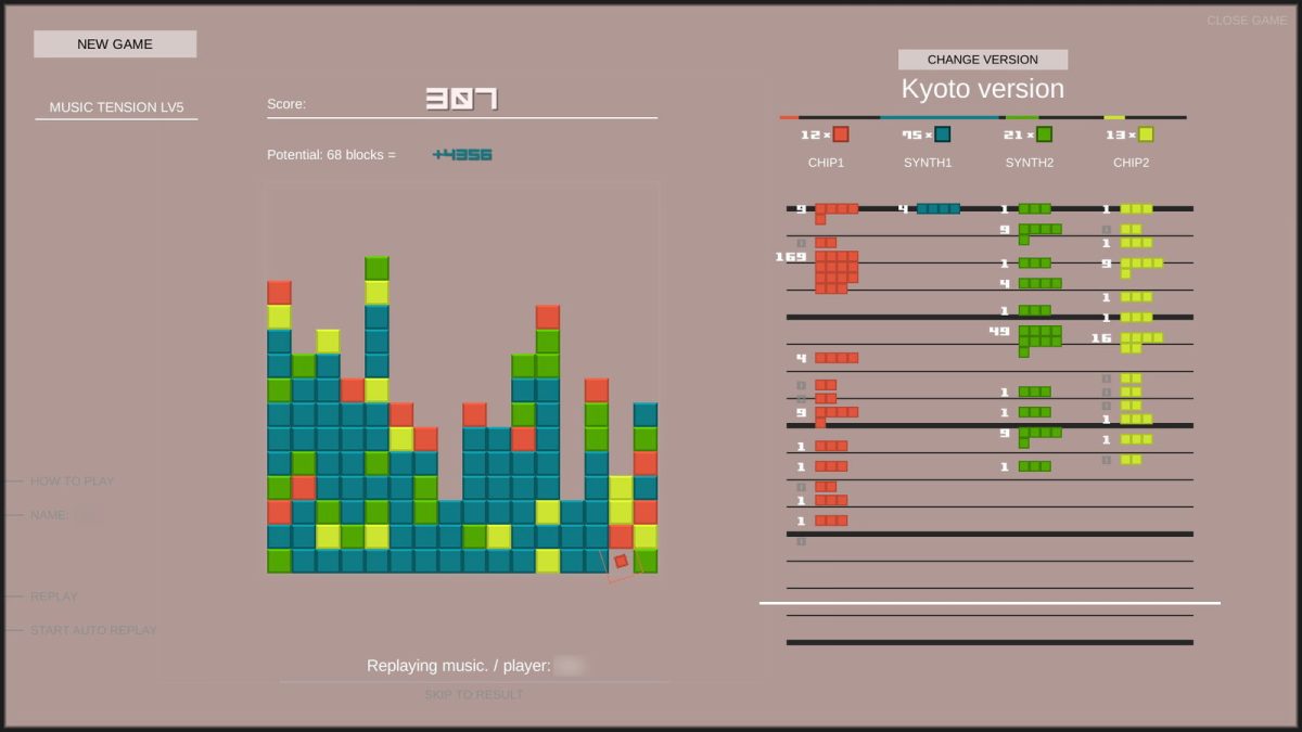 音楽とパズル融合”無料ゲーム『Same Game, Different Music』初の大型