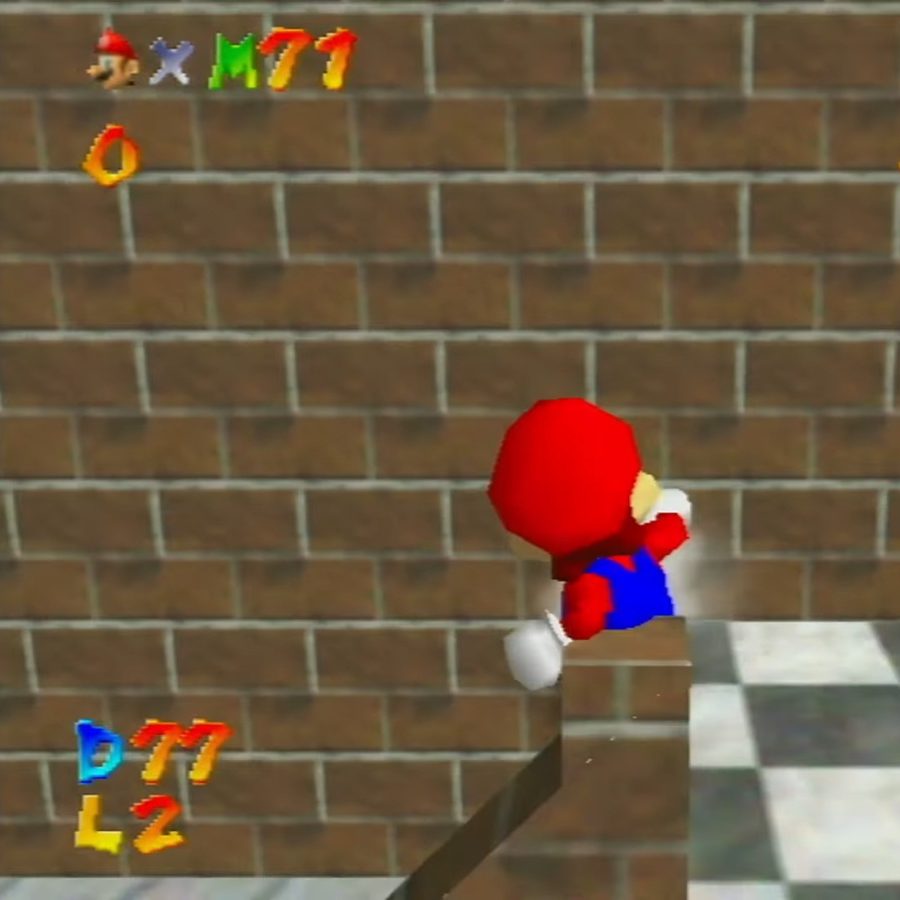 スーパーマリオ64』RTAにて、今になって“尻スライディング”新