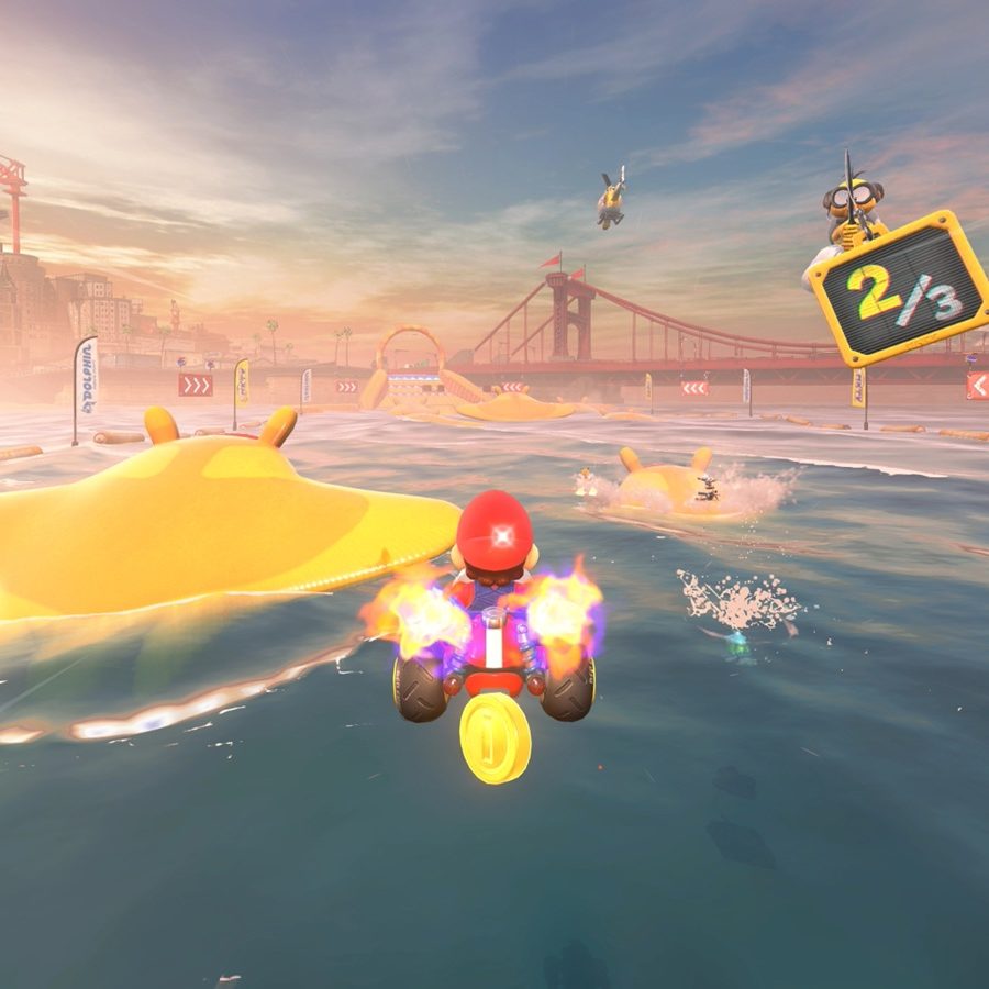 マリオカート ワールド』最新アプデで「ノコノコビーチ」の道中コースに新ギミック追加など一挙変更。研究捗る「アイテムスイッチ」も実装のがっつりアプデ -  AUTOMATON