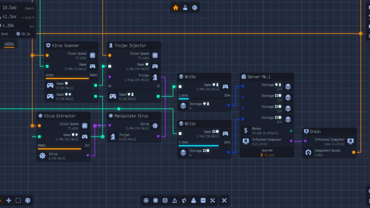 Steam無料・お金稼ぎ自動化シム『Upload  Labs』初の大型アプデ12月19日配信へ。新ノード大量追加＆遊びやすさぐっと向上で、人気作がさらにパワーアップ - AUTOMATON