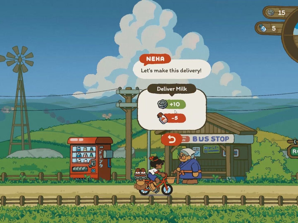 田舎町牛乳配達ゲーム『Milki Delivery』発表。自転車で住民たちに牛乳