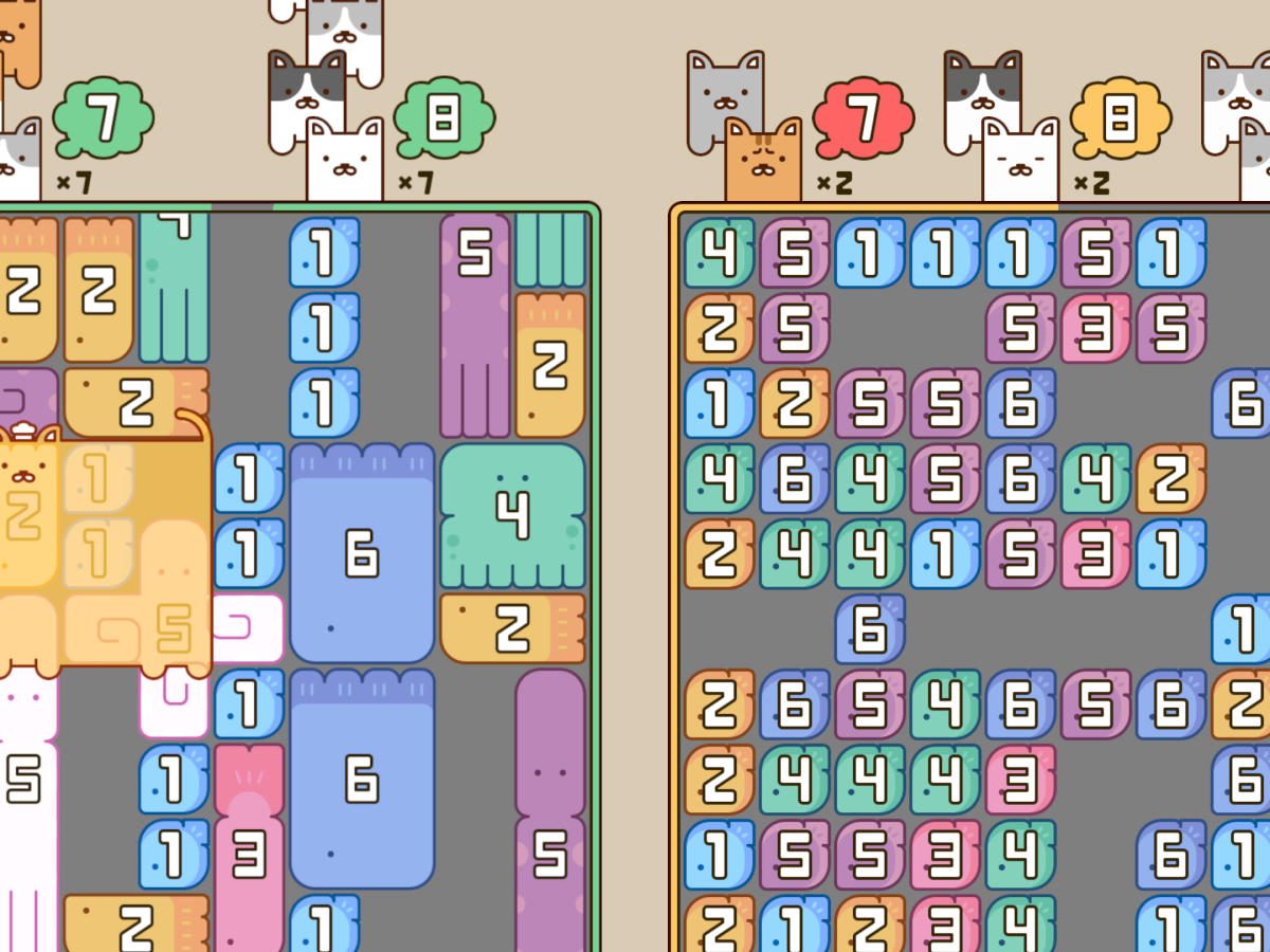 腹ペコねこの魚組み合わせパズル『ねこてん』発表、無料配信開始 腹ペコねこの魚組み合わせパズル『ねこてん』発表、無料配信開始