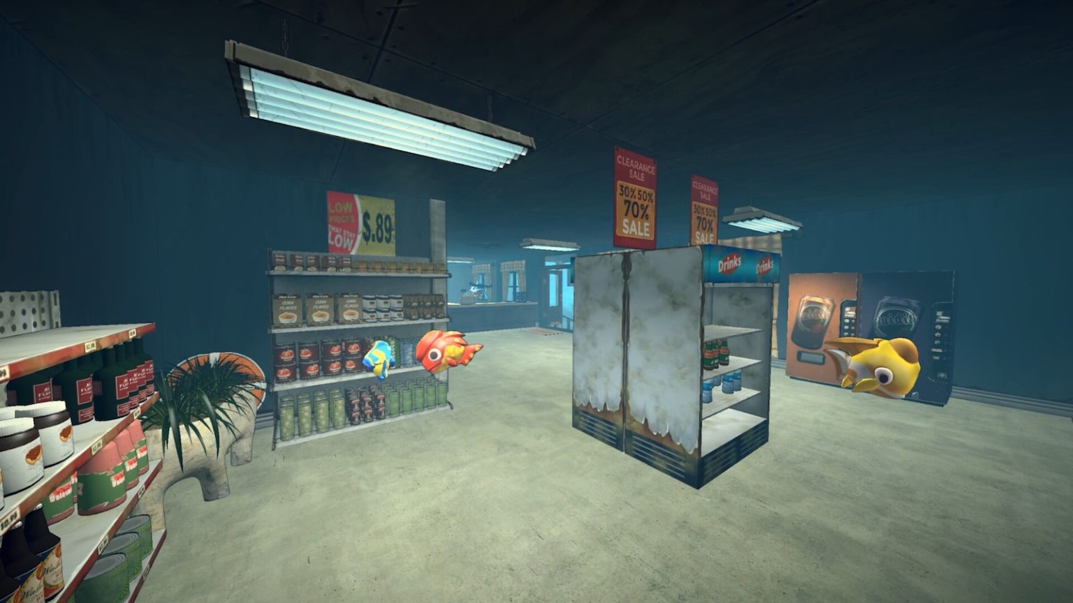 協力マルチ対応・海中ショップ経営シム『Shark Mart』発表。イルカに扮したサメが魚たち相手に商売、隙を狙って“客を喰う”闇ビジネス ...