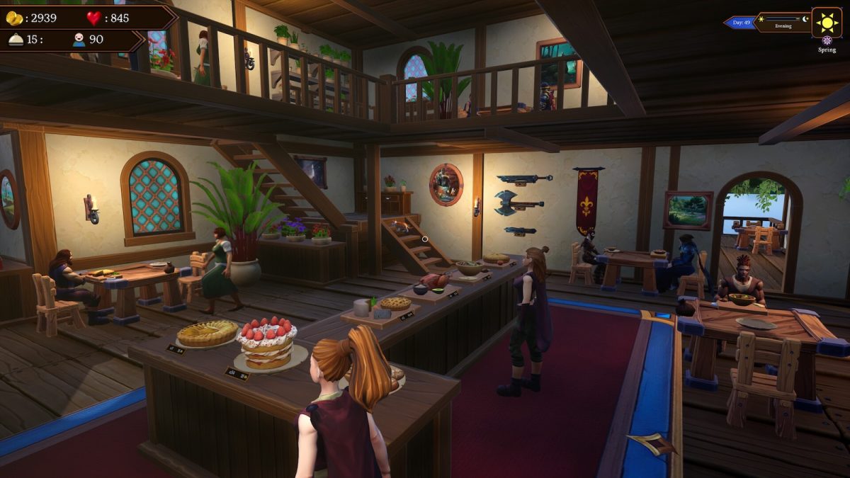 協力マルチ対応・中世ファンタジー酒場経営シム『Rekindled: Cozy