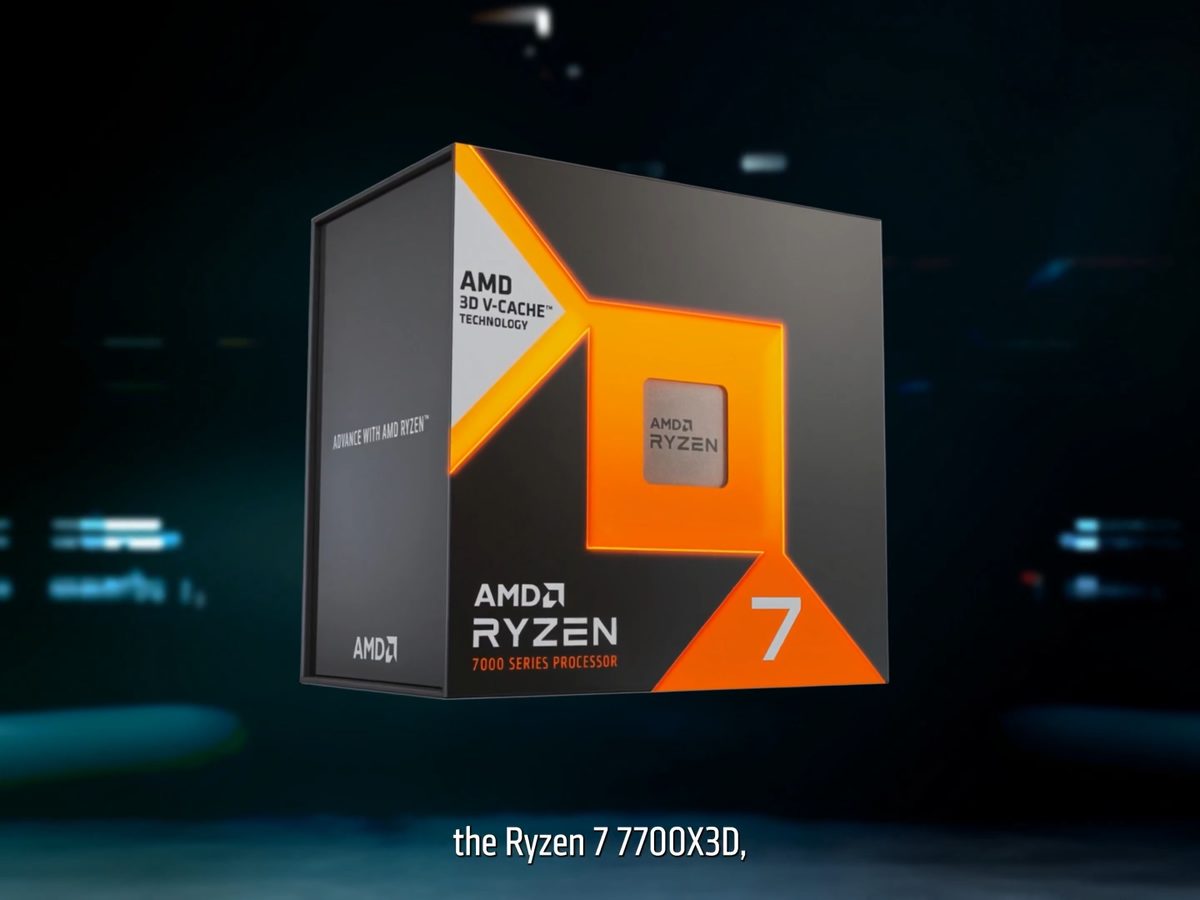 AMDのゲーミングCPU「Ryzen 7 7700X3D」発表、7月16日発売へ。ゲーム特