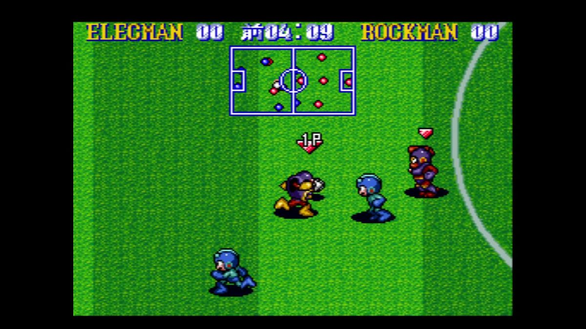 ロックマン」シリーズ唯一のサッカーゲーム『ロックマンズサッカー