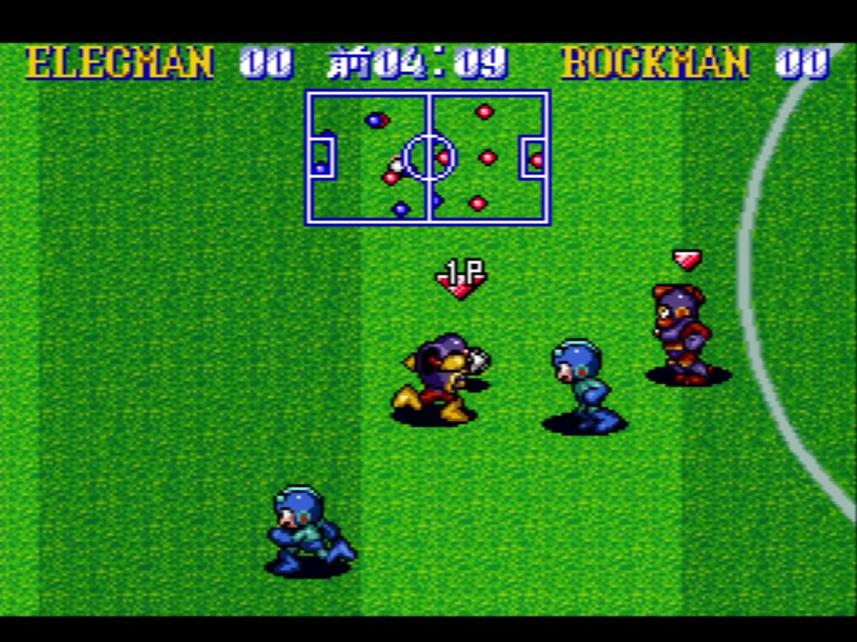 ロックマン」シリーズ唯一のサッカーゲーム『ロックマンズサッカー